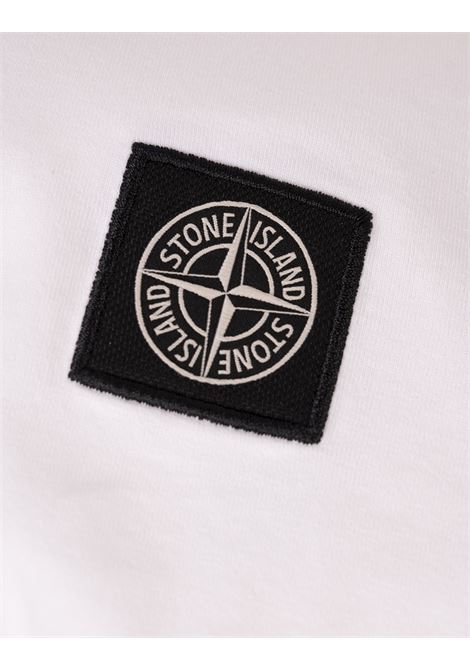 T-Shirt Slim Fit In Jersey Di Cotone Bianco STONE ISLAND | K1S152100039-S0013V0001